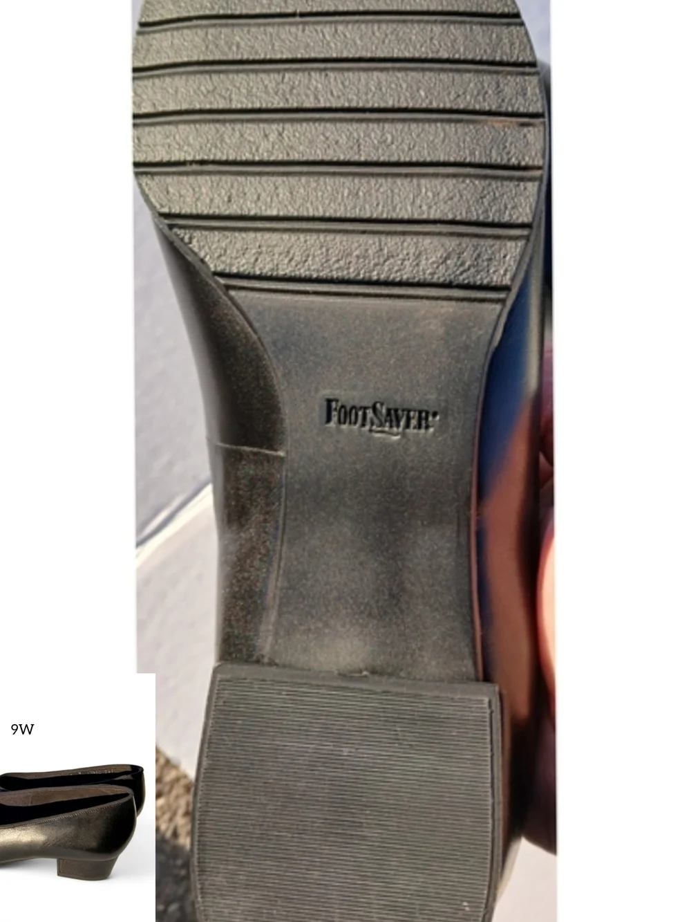 Comfort 9W Nwob Block Heels Black Leather
